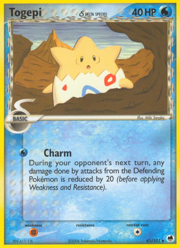 Togepi (41/101) (Delta Species) [EX: Dragon Frontiers] | Deep Dive Games St. Marys