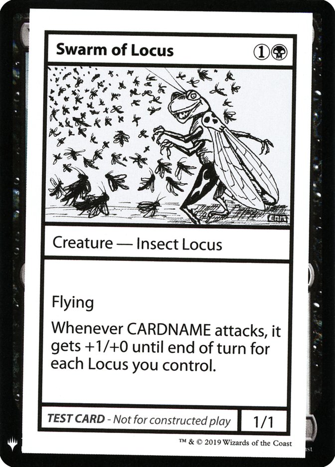 Swarm of Locus [Mystery Booster Playtest Cards] | Deep Dive Games St. Marys