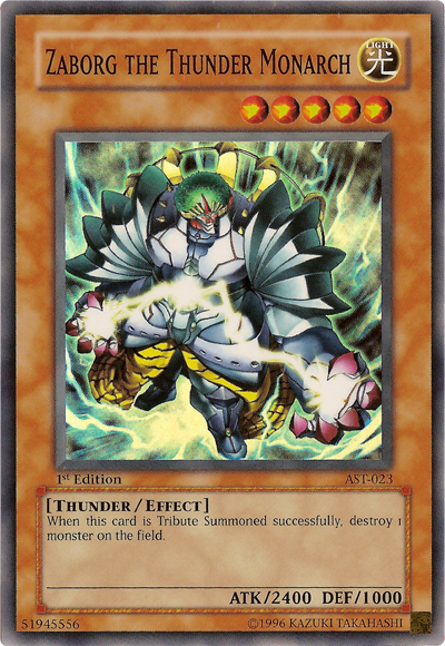 Zaborg the Thunder Monarch [AST-023] Super Rare | Deep Dive Games St. Marys