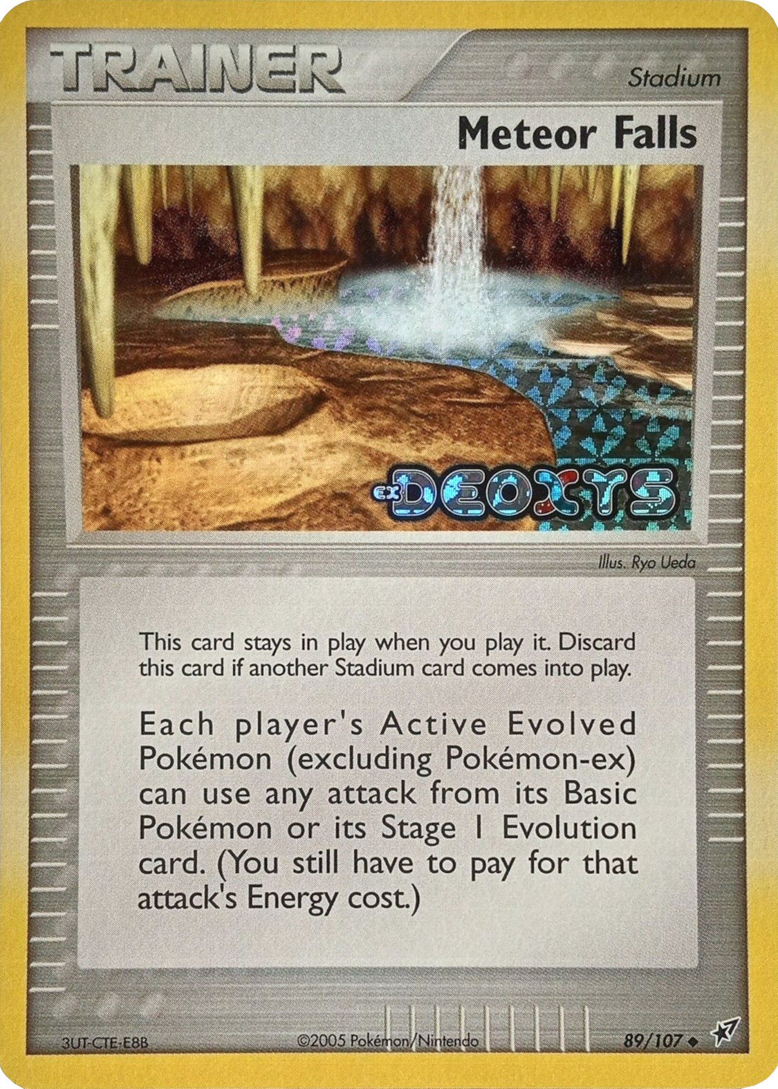 Meteor Falls (89/107) (Stamped) [EX: Deoxys] | Deep Dive Games St. Marys