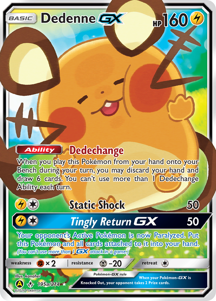 Dedenne GX (195a/214) [Alternate Art Promos] | Deep Dive Games St. Marys