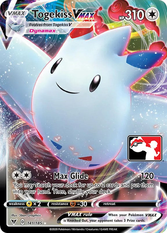 Togekiss VMAX (141/185) [Prize Pack Series One] | Deep Dive Games St. Marys