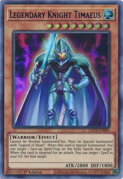 Legendary Knight Timaeus (Purple) [DLCS-EN001] Ultra Rare | Deep Dive Games St. Marys