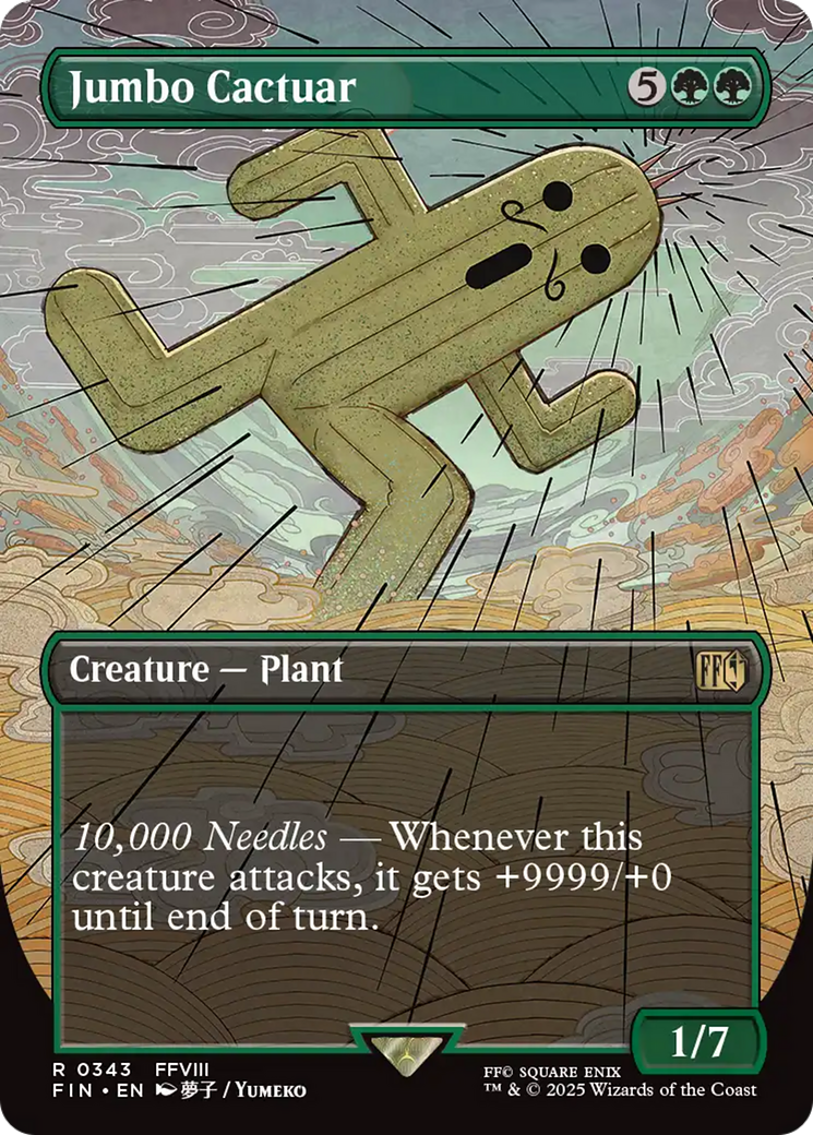 Jumbo Cactuar (Borderless) [FINAL FANTASY] | Deep Dive Games St. Marys