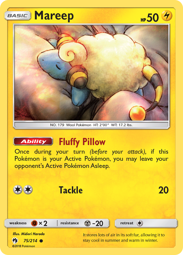 Mareep (75/214) [Sun & Moon: Lost Thunder] | Deep Dive Games St. Marys