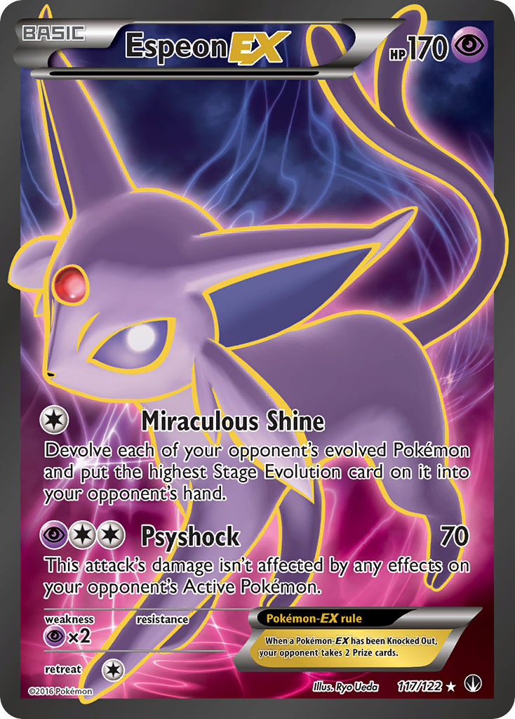 Espeon EX (117/122) [XY: BREAKpoint] | Deep Dive Games St. Marys