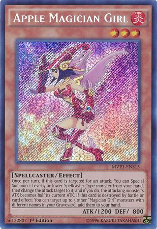 Apple Magician Girl [MVP1-ENS15] Secret Rare | Deep Dive Games St. Marys