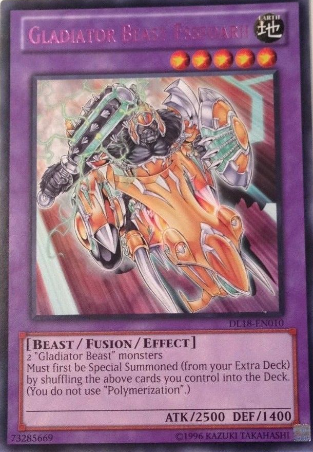 Gladiator Beast Essedarii (Purple) [DL18-EN010] Rare | Deep Dive Games St. Marys