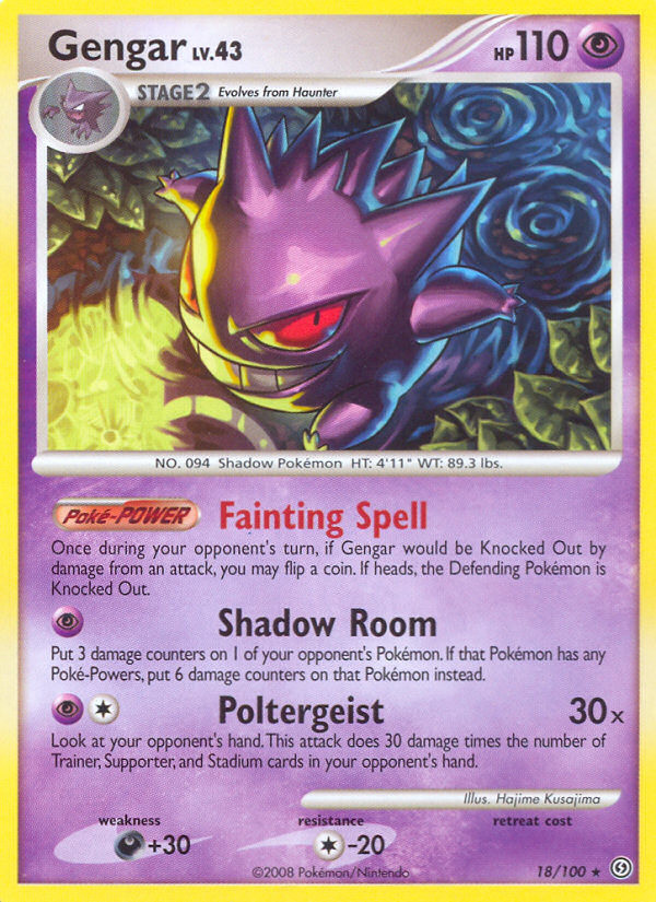 Gengar (18/100) [Diamond & Pearl: Stormfront] | Deep Dive Games St. Marys