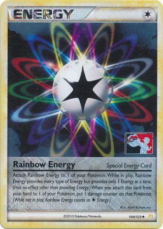 Rainbow Energy (104/123) (League Promo) [HeartGold & SoulSilver: Base Set] | Deep Dive Games St. Marys