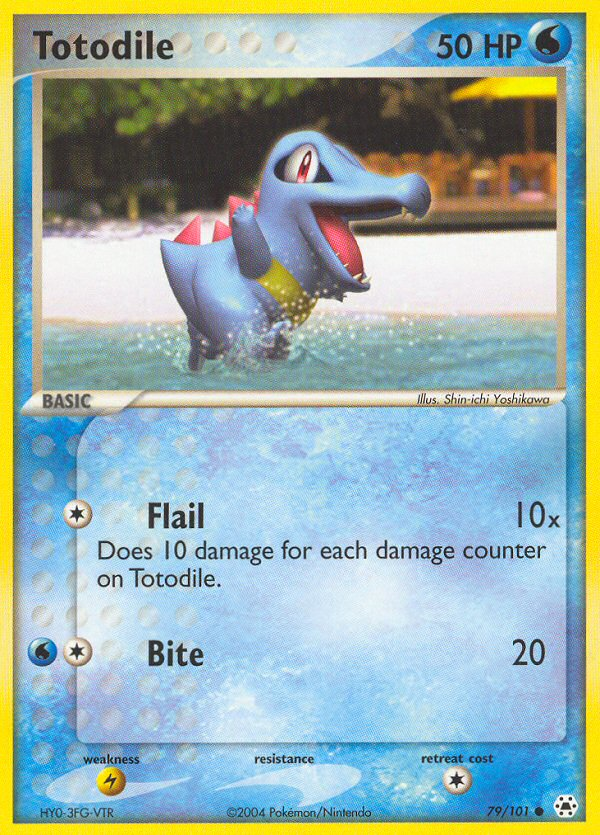 Totodile (79/101) [EX: Hidden Legends] | Deep Dive Games St. Marys