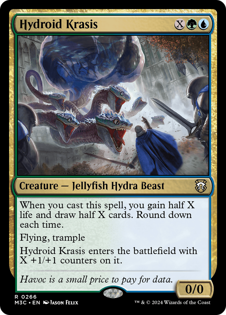 Hydroid Krasis (Ripple Foil) [Modern Horizons 3 Commander] | Deep Dive Games St. Marys