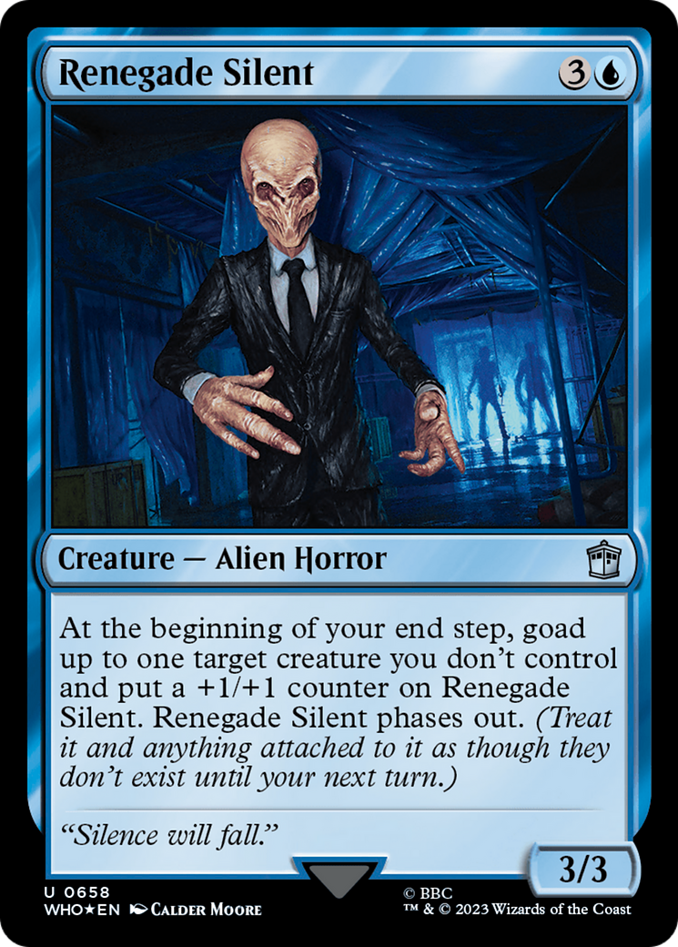 Renegade Silent (Surge Foil) [Doctor Who] | Deep Dive Games St. Marys