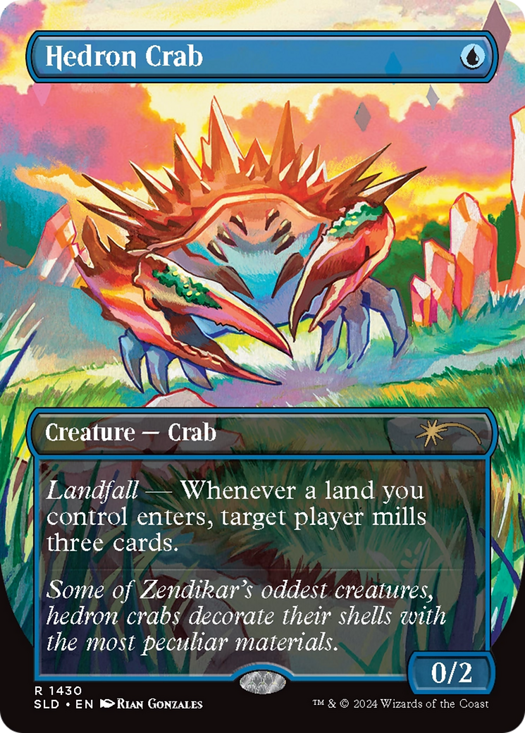 Hedron Crab (Rainbow Foil) [Secret Lair Drop Series] | Deep Dive Games St. Marys