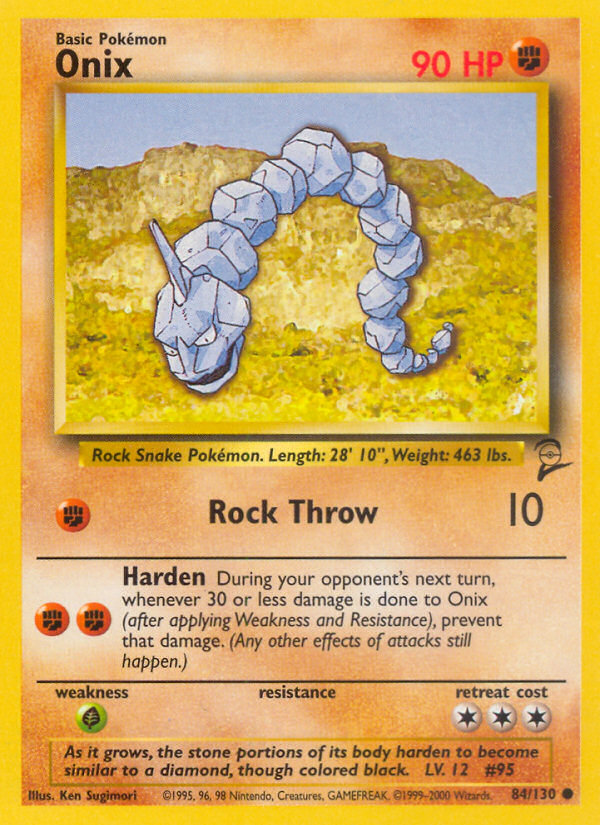 Onix (84/130) [Base Set 2] | Deep Dive Games St. Marys