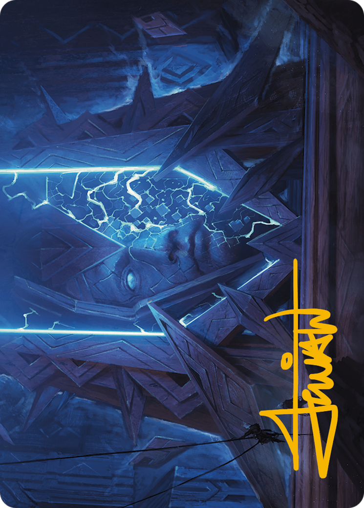 Stone Idol Generator Art Card (Gold-Stamped Signature) [Modern Horizons 3 Art Series] | Deep Dive Games St. Marys