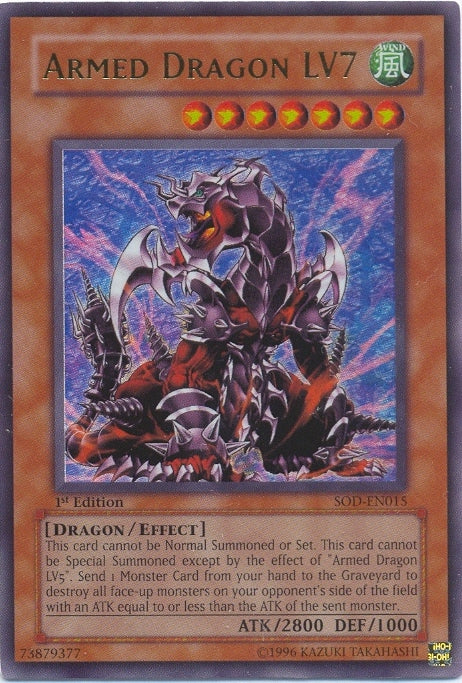 Armed Dragon LV7 [SOD-EN015] Ultra Rare | Deep Dive Games St. Marys