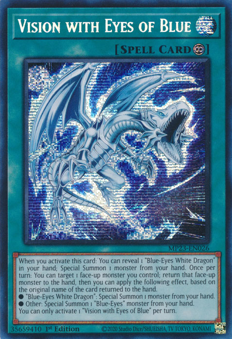 Vision with Eyes of Blue [MP23-EN026] Prismatic Secret Rare | Deep Dive Games St. Marys