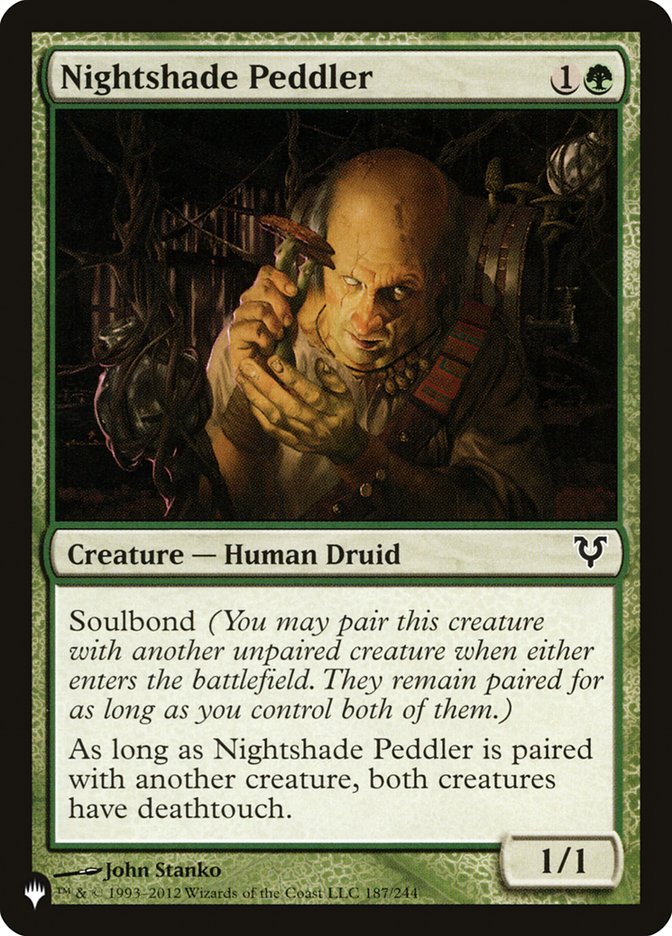 Nightshade Peddler [The List] | Deep Dive Games St. Marys