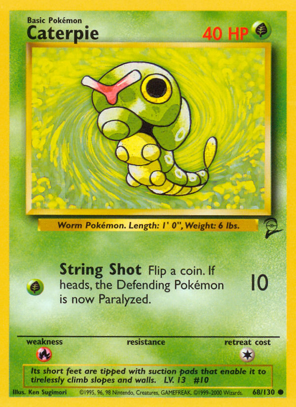 Caterpie (68/130) [Base Set 2] | Deep Dive Games St. Marys