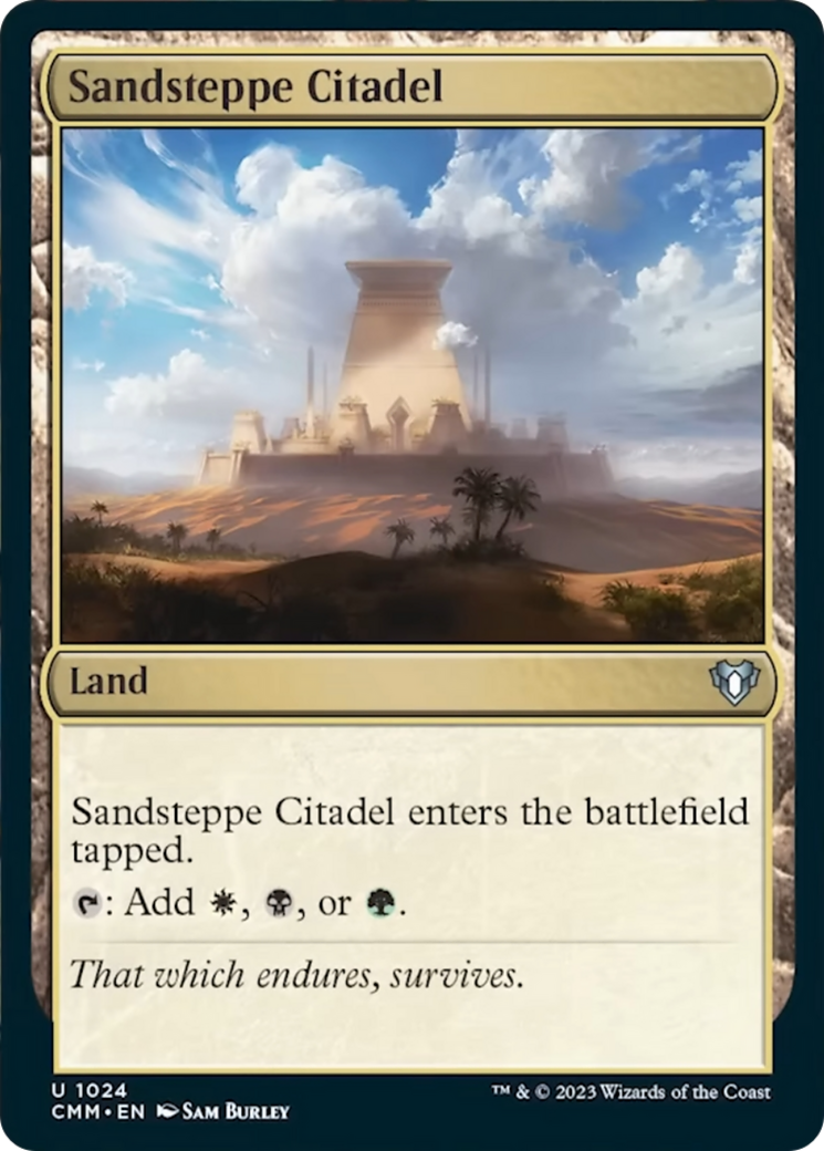 Sandsteppe Citadel [Commander Masters] | Deep Dive Games St. Marys