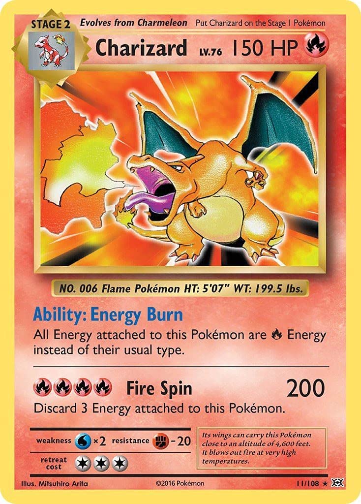 Charizard (11/108) [XY: Evolutions] | Deep Dive Games St. Marys