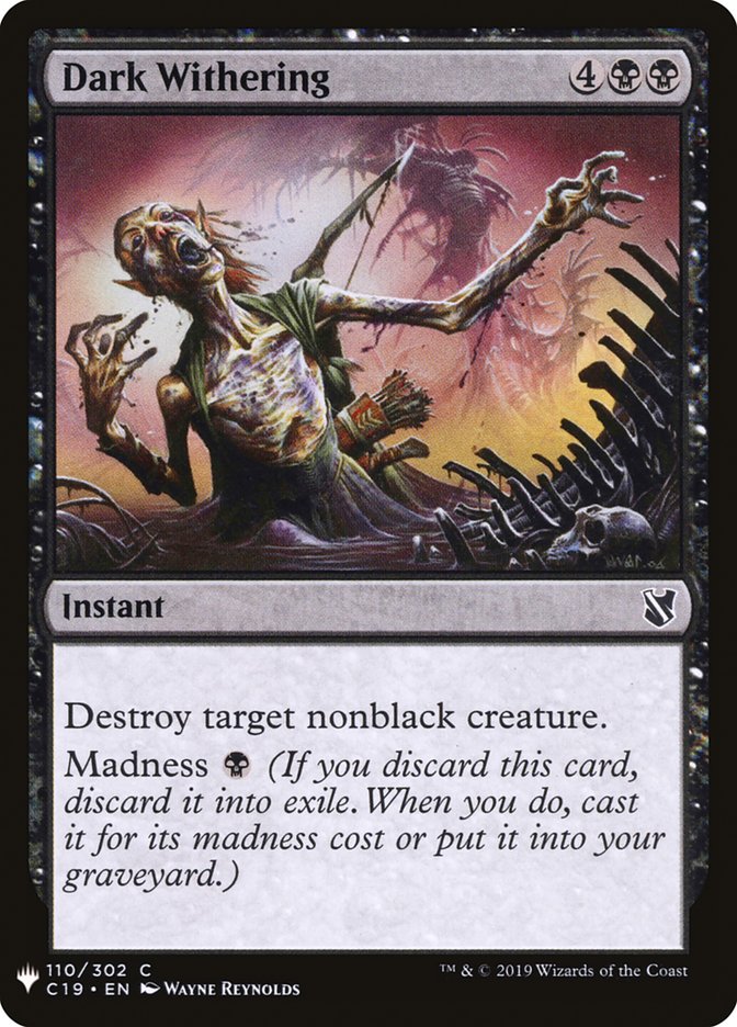 Dark Withering [Mystery Booster] | Deep Dive Games St. Marys
