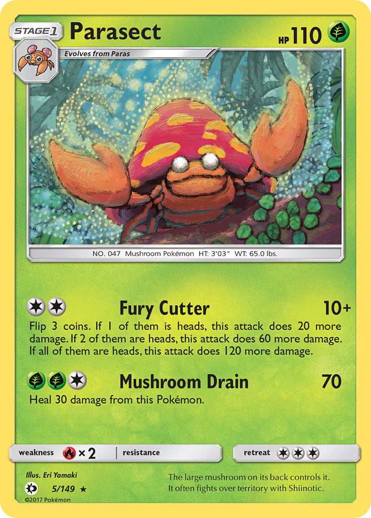 Parasect (5/149) [Sun & Moon: Base Set] | Deep Dive Games St. Marys