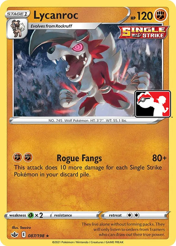 Lycanroc (087/198) [Prize Pack Series One] | Deep Dive Games St. Marys