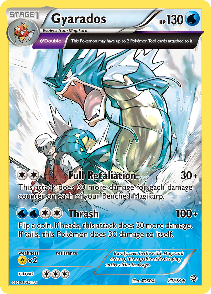 Gyarados (21/98) [XY: Ancient Origins] | Deep Dive Games St. Marys