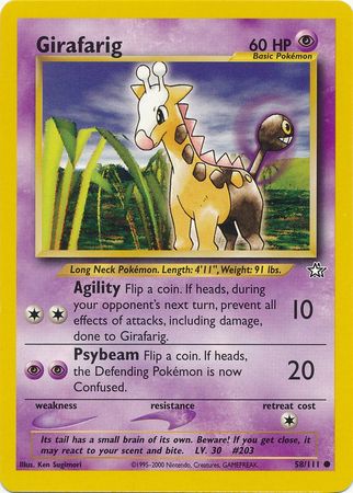 Girafarig (58/111) [Neo Genesis Unlimited] | Deep Dive Games St. Marys
