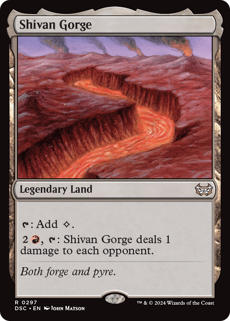 Shivan Gorge [Duskmourn: House of Horror Commander] | Deep Dive Games St. Marys