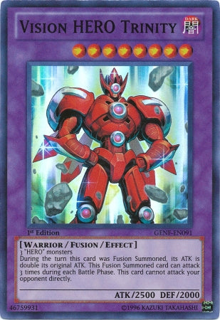 Vision Hero Trinity [GENF-EN091] Super Rare | Deep Dive Games St. Marys