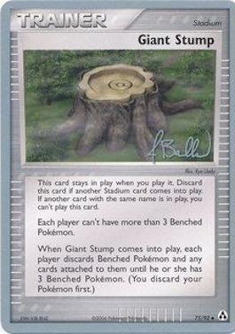 Giant Stump (75/92) (Eeveelutions - Jimmy Ballard) [World Championships 2006] | Deep Dive Games St. Marys