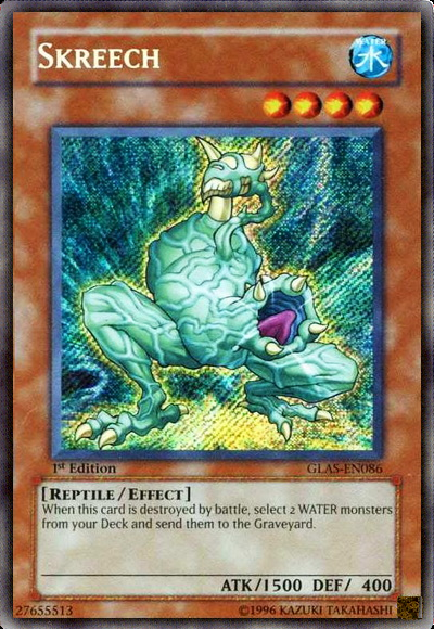 Skreech [GLAS-EN086] Secret Rare | Deep Dive Games St. Marys