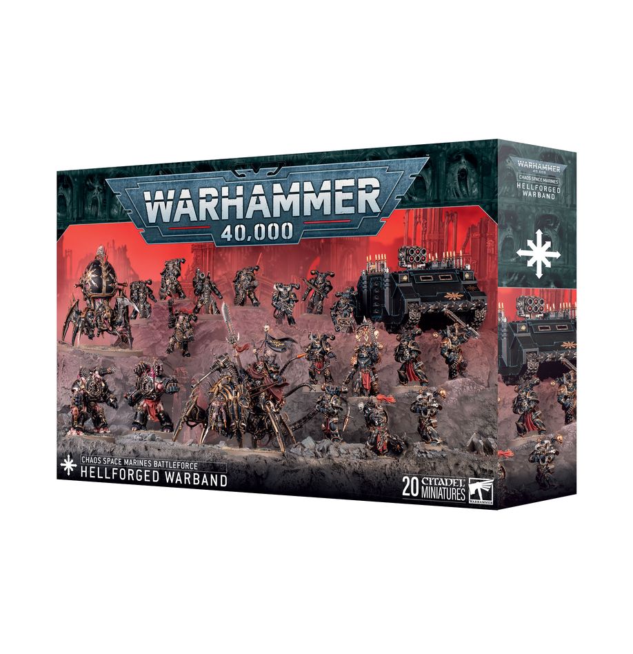 Chaos Space Marines Battleforce: Hellforged Warband | Deep Dive Games St. Marys