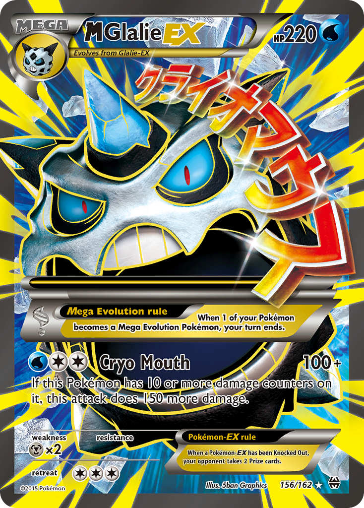 M Glalie EX (156/162) [XY: BREAKthrough] | Deep Dive Games St. Marys