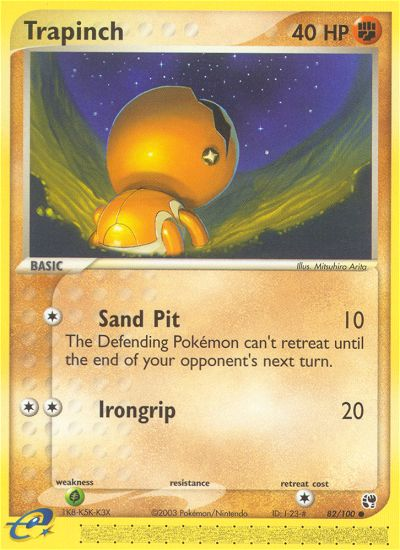 Trapinch (82/100) [EX: Sandstorm] | Deep Dive Games St. Marys