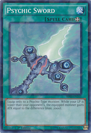 Psychic Sword [BP03-EN163] Shatterfoil Rare | Deep Dive Games St. Marys