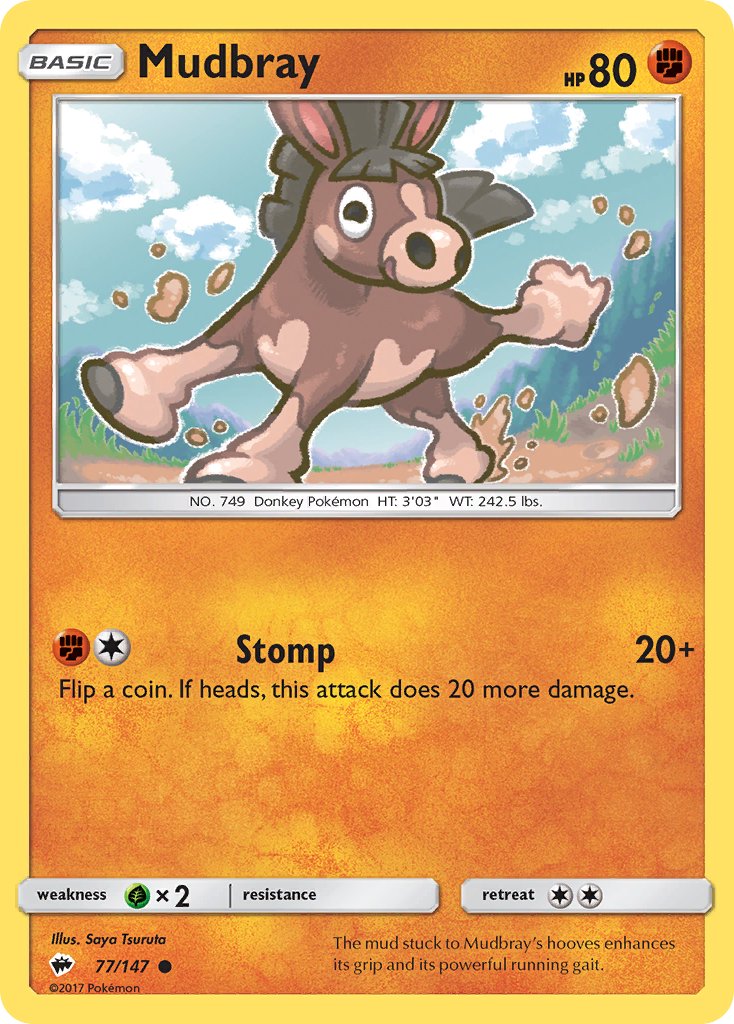 Mudbray (77/147) [Sun & Moon: Burning Shadows] | Deep Dive Games St. Marys