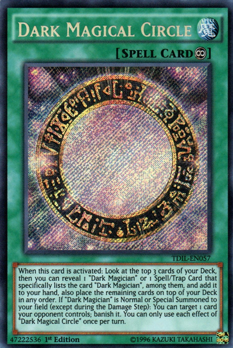 Dark Magical Circle [TDIL-EN057] Secret Rare | Deep Dive Games St. Marys