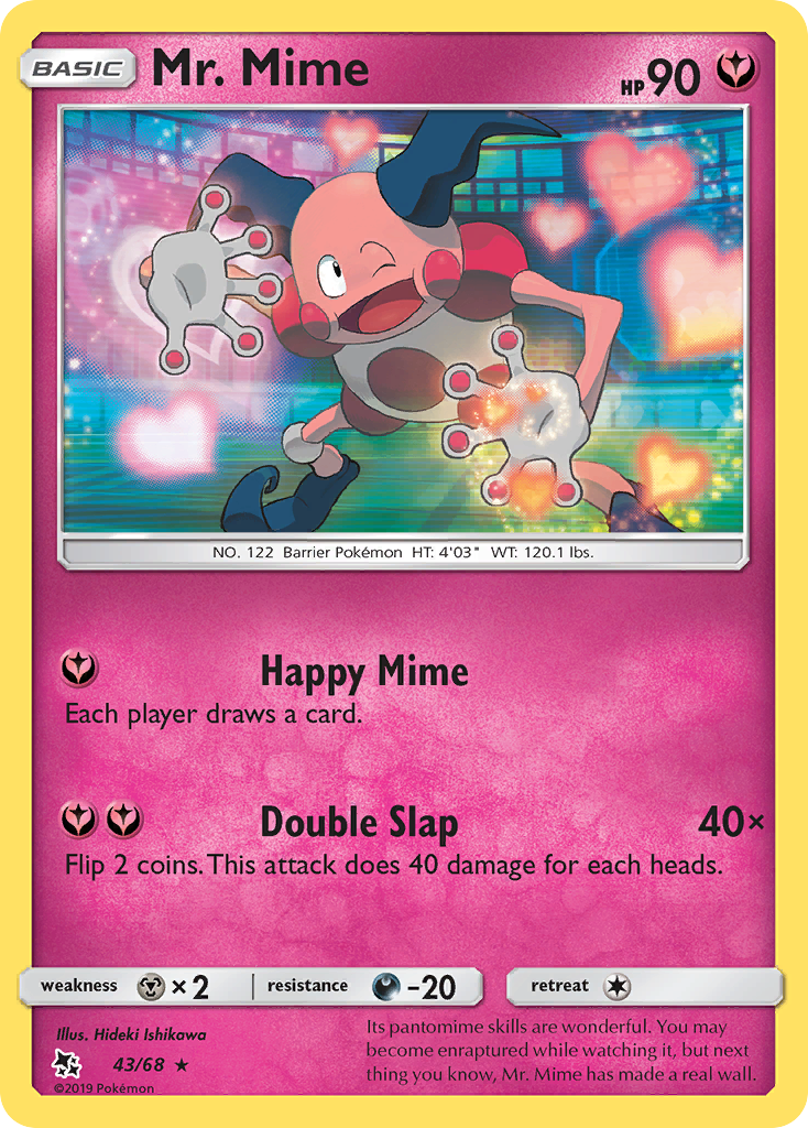 Mr. Mime (43/68) [Sun & Moon: Hidden Fates] | Deep Dive Games St. Marys