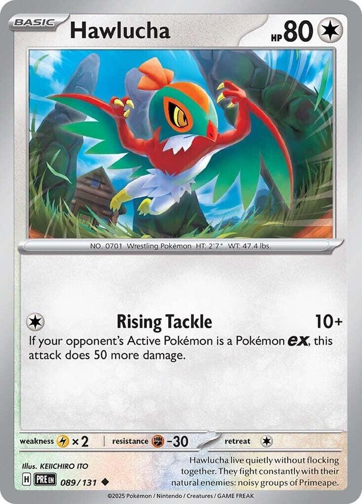 Hawlucha (089/131) [Scarlet & Violet: Prismatic Evolutions] | Deep Dive Games St. Marys