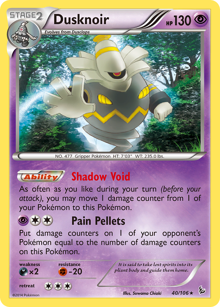 Dusknoir (40/106) [XY: Flashfire] | Deep Dive Games St. Marys