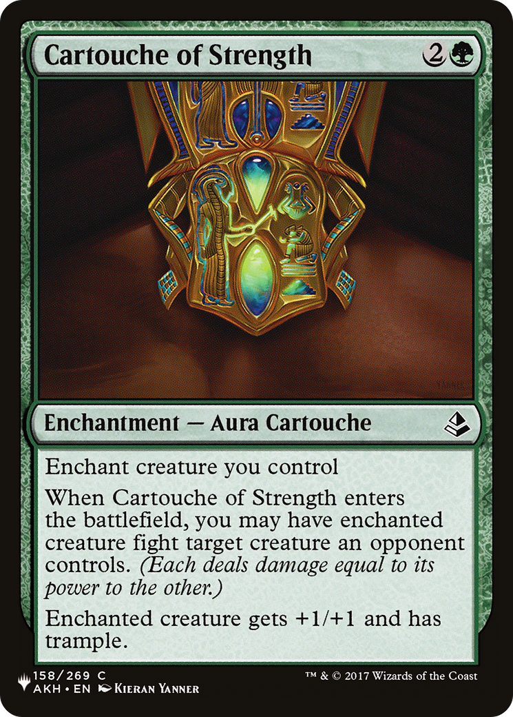 Cartouche of Strength [The List] | Deep Dive Games St. Marys