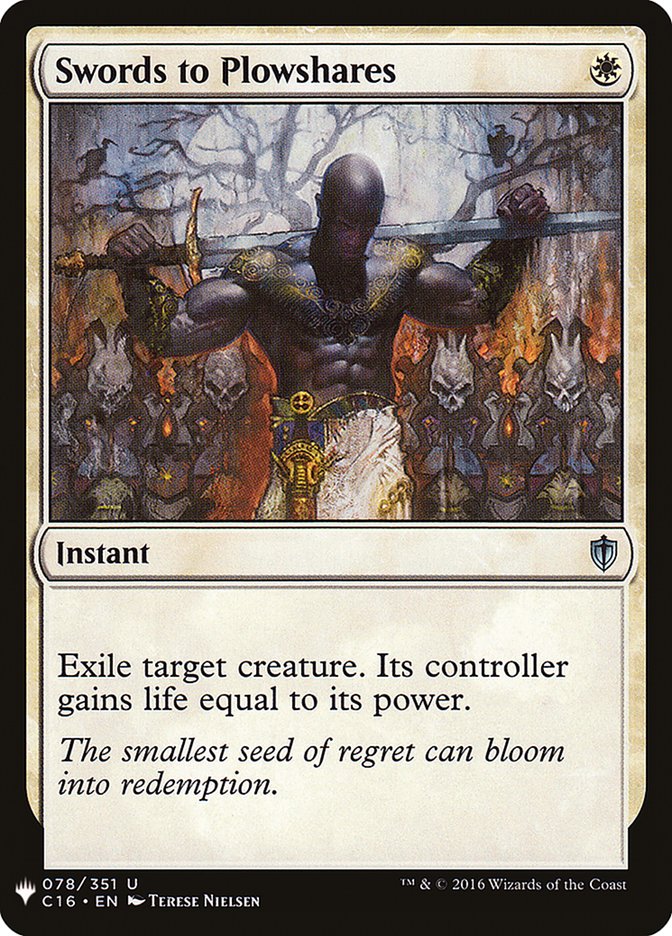 Swords to Plowshares [Mystery Booster] | Deep Dive Games St. Marys