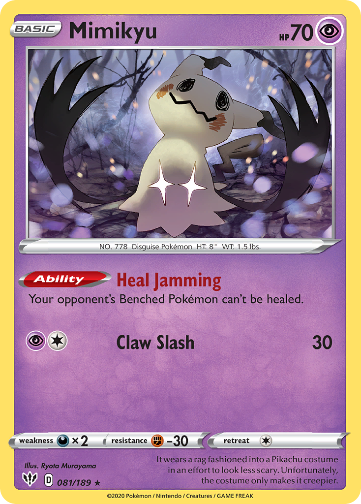 Mimikyu (081/189) [Sword & Shield: Darkness Ablaze] | Deep Dive Games St. Marys