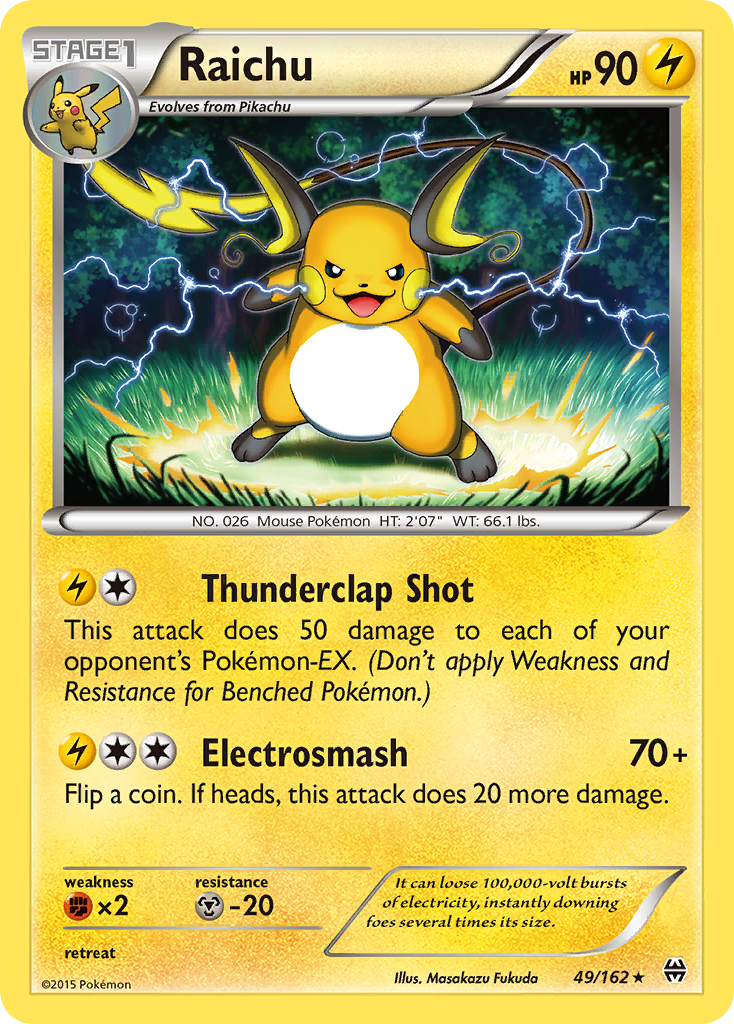 Raichu (49/162) [XY: BREAKthrough] | Deep Dive Games St. Marys