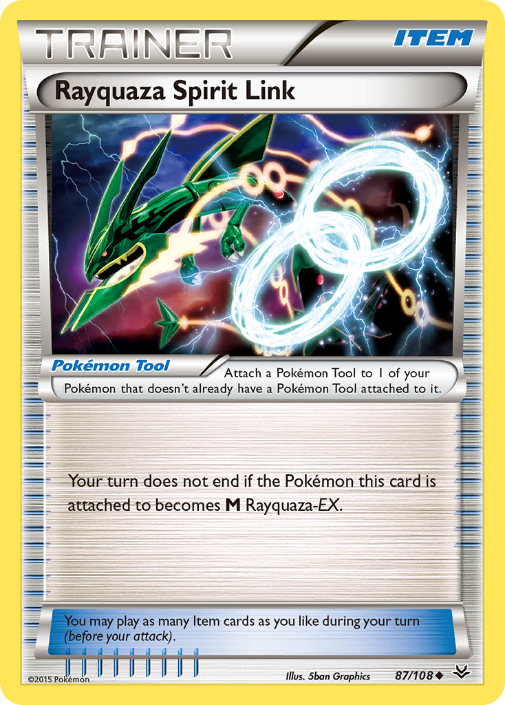 Rayquaza Spirit Link (87/108) [XY: Roaring Skies] | Deep Dive Games St. Marys