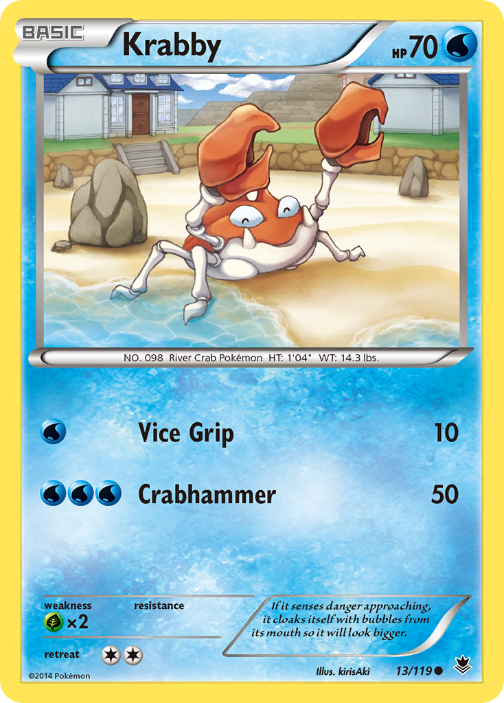 Krabby (13/119) [XY: Phantom Forces] | Deep Dive Games St. Marys